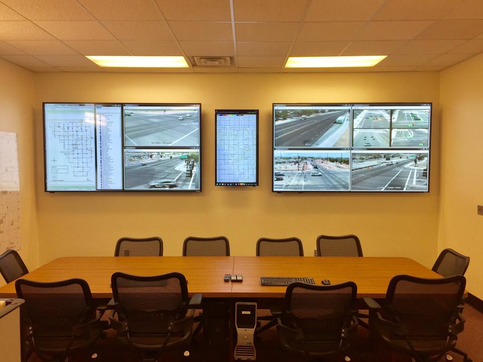 Video Wall at Traffic Operation Center