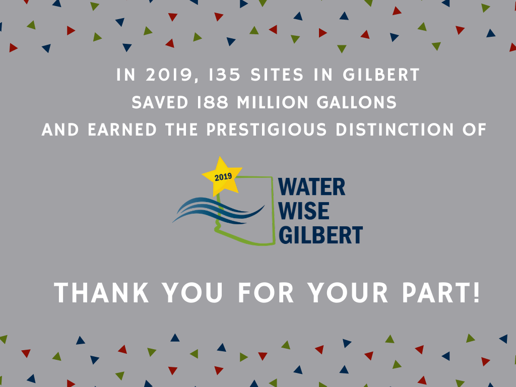 2019 Water Wise Gilbert honorees