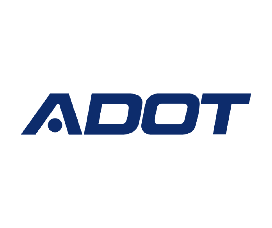 Logo with the letters ADOT