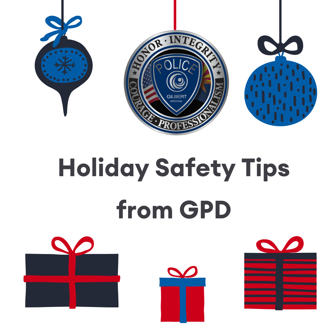 Holiday Safety Tip graphic