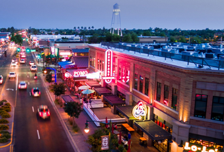 Downtown Gilbert at Night