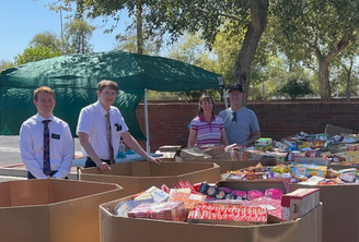 Gilbert Feeding Families Food Drive