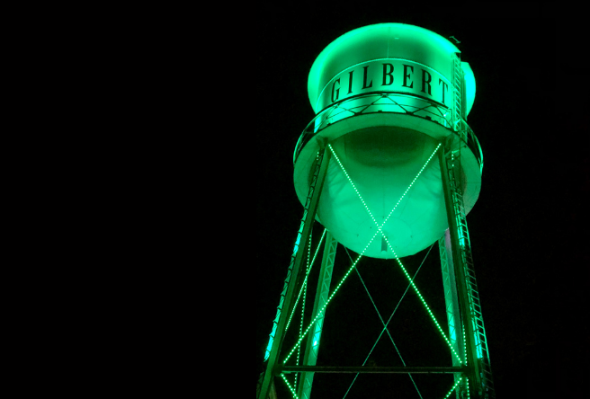 Green Water Tower