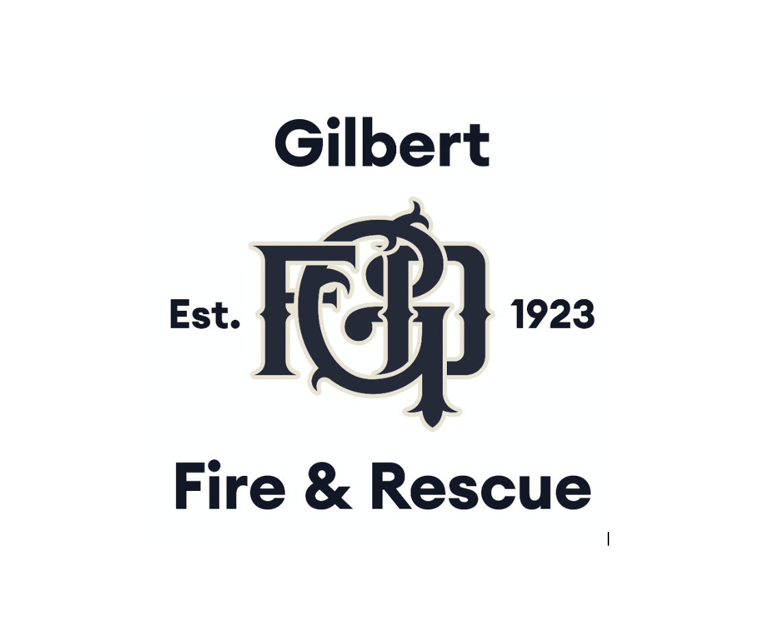 The logo for Gilbert Fire & Rescue Department