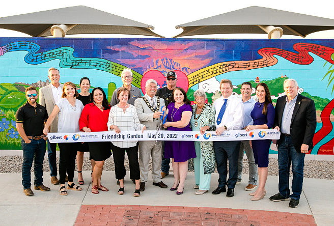 Friendship Garden Ribbon Cutting