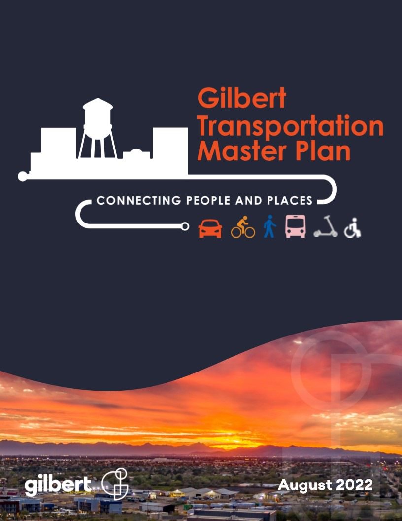 Cover of the 2022 Transportation Master Plan. 