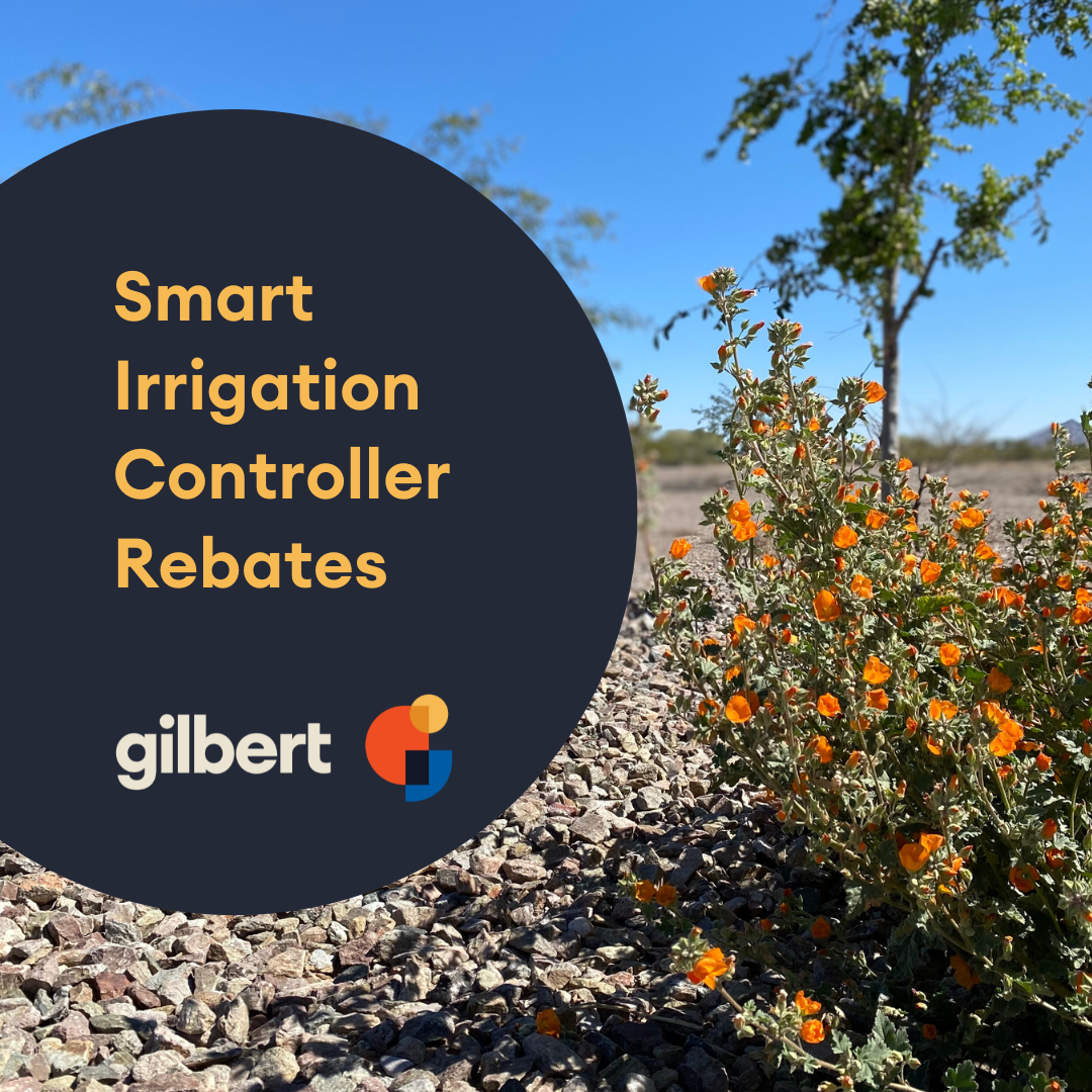 Apply now for Gilbert's Smart Irrigation Controller Rebate Program.