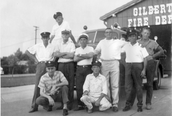 All of Gilbert's early firefighters were volunteers.