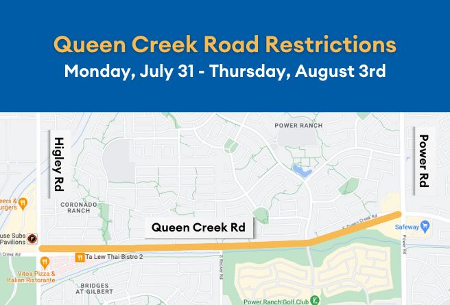 Queen Creek Road Restrictions