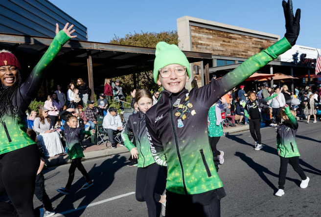 Local dancers strike a pose during the 2022 Gilbert Days Parade.