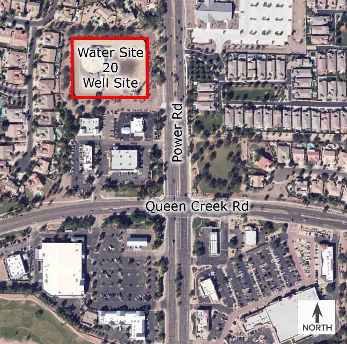 Map of WA1611 Well Site