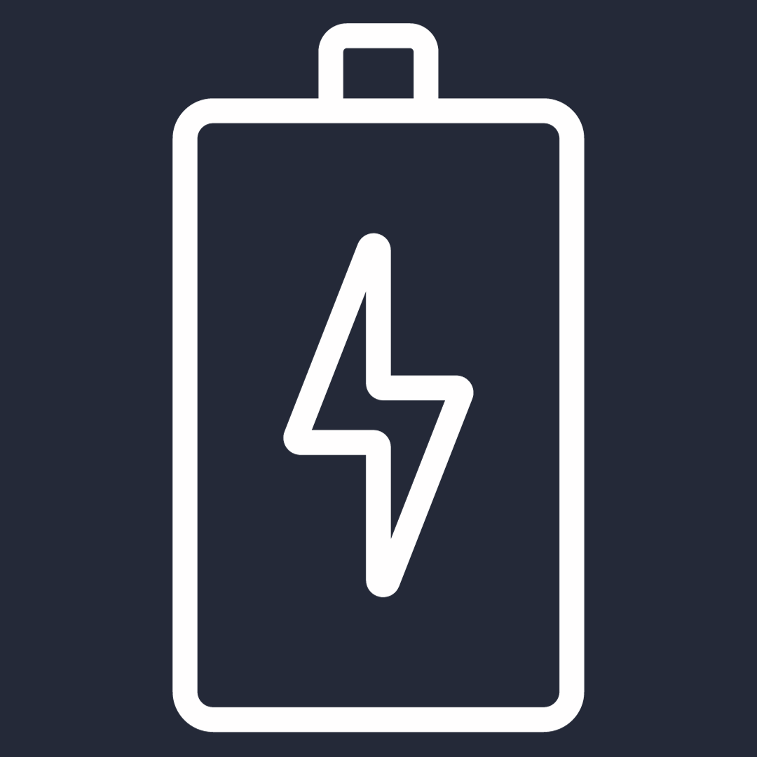 Lithium-Ion Battery Icon