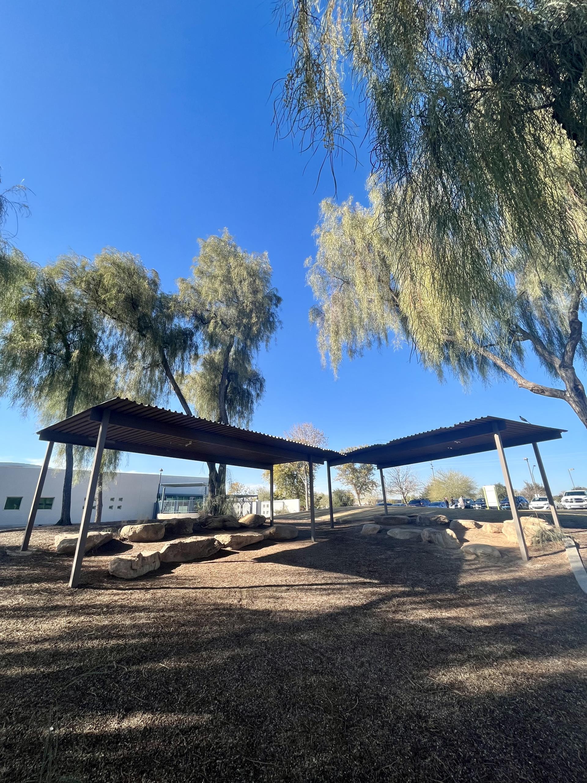 a picture of the amphitheater at Riparian Preserve