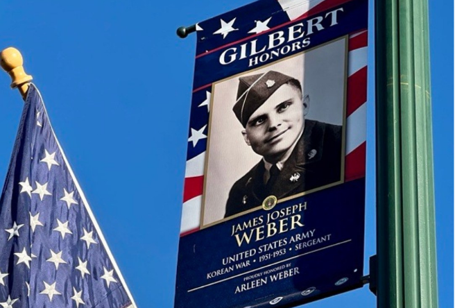 Gilbert Military Tribute Banner