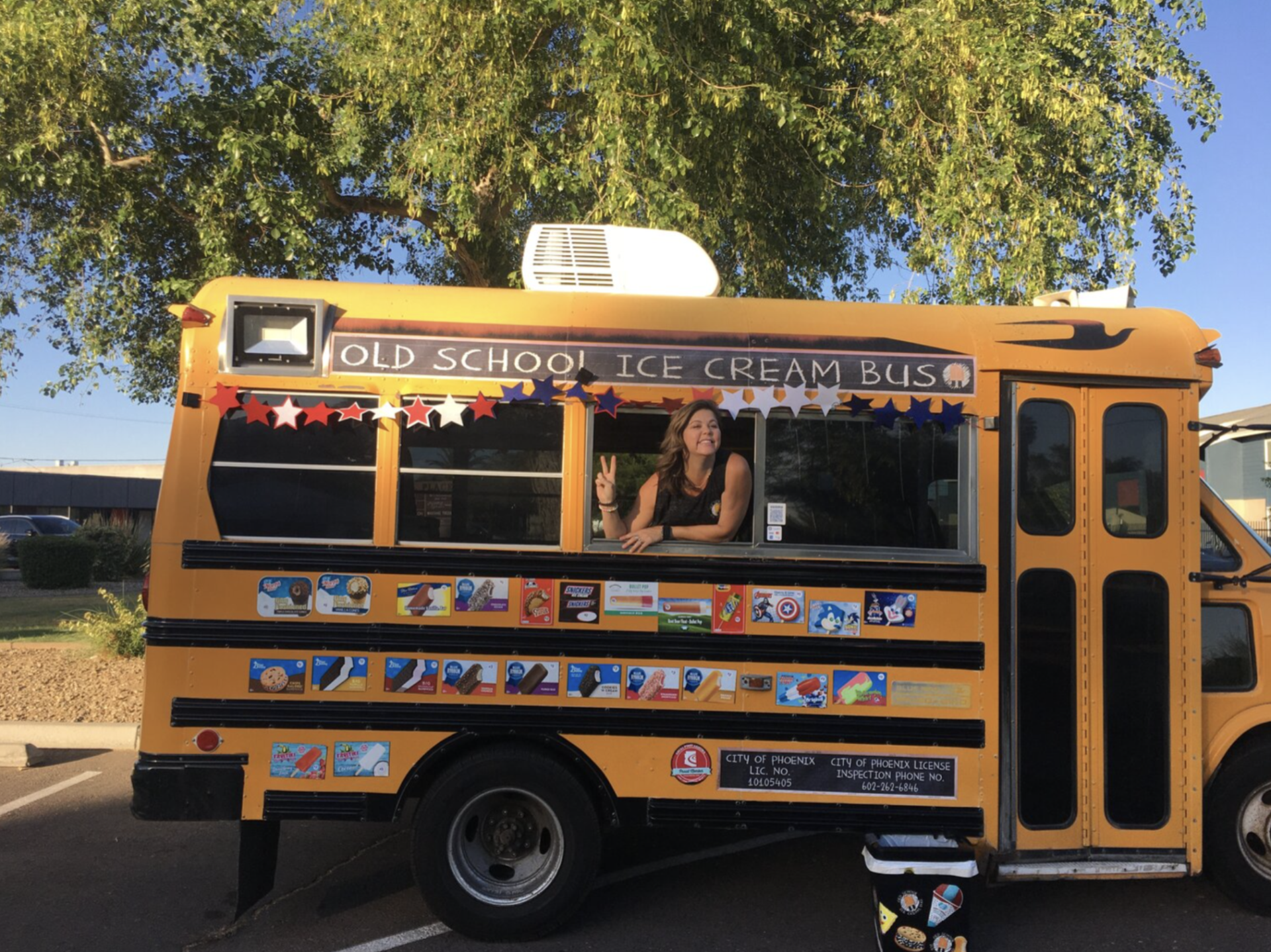 Old School Ice Cream Bus