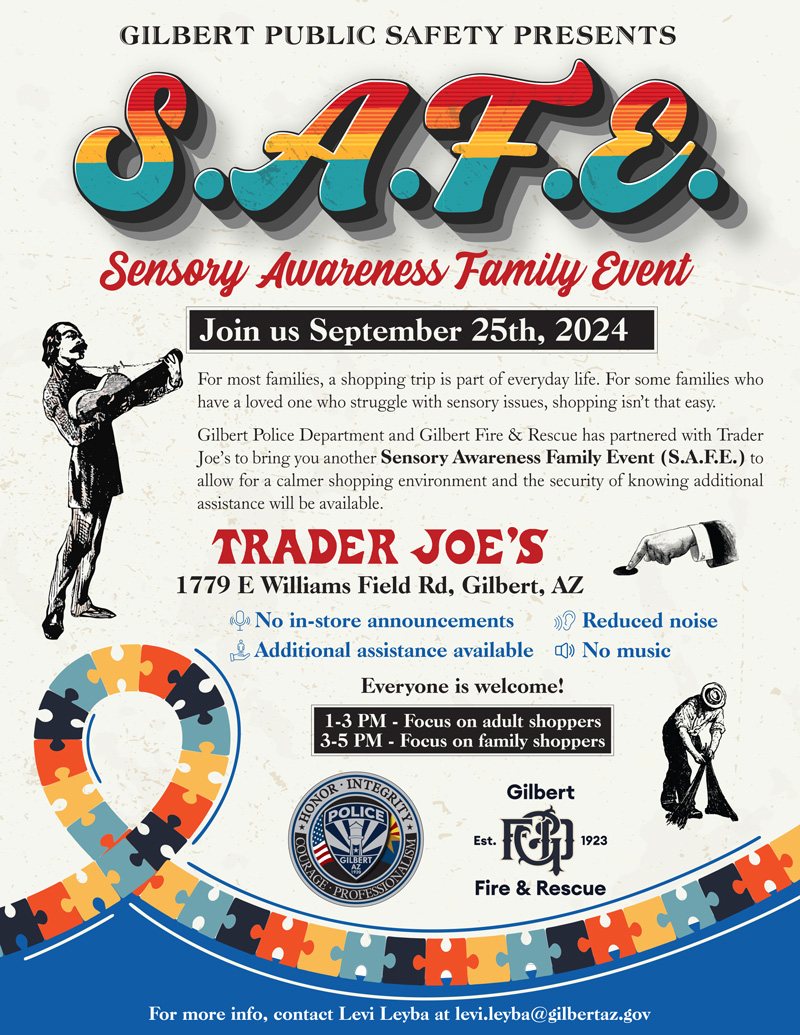 S.A.F.E. at Trader Joe's Sept 25, 2024