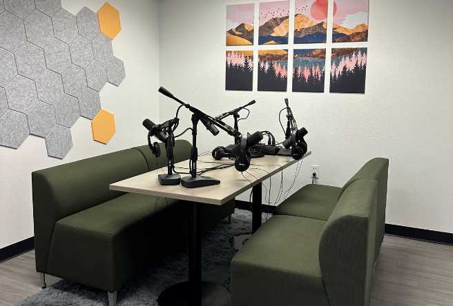 Recording studio at The Catalyst Business Resource Center