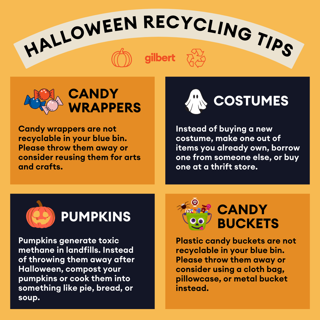 Halloween Recycling Tips