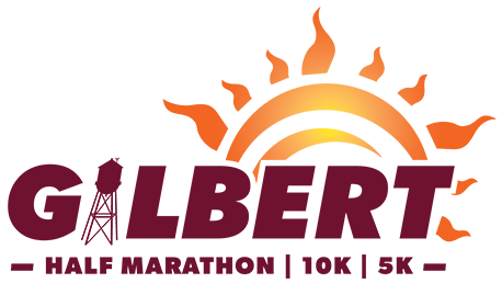 The logo for the Gilbert Half Marathon