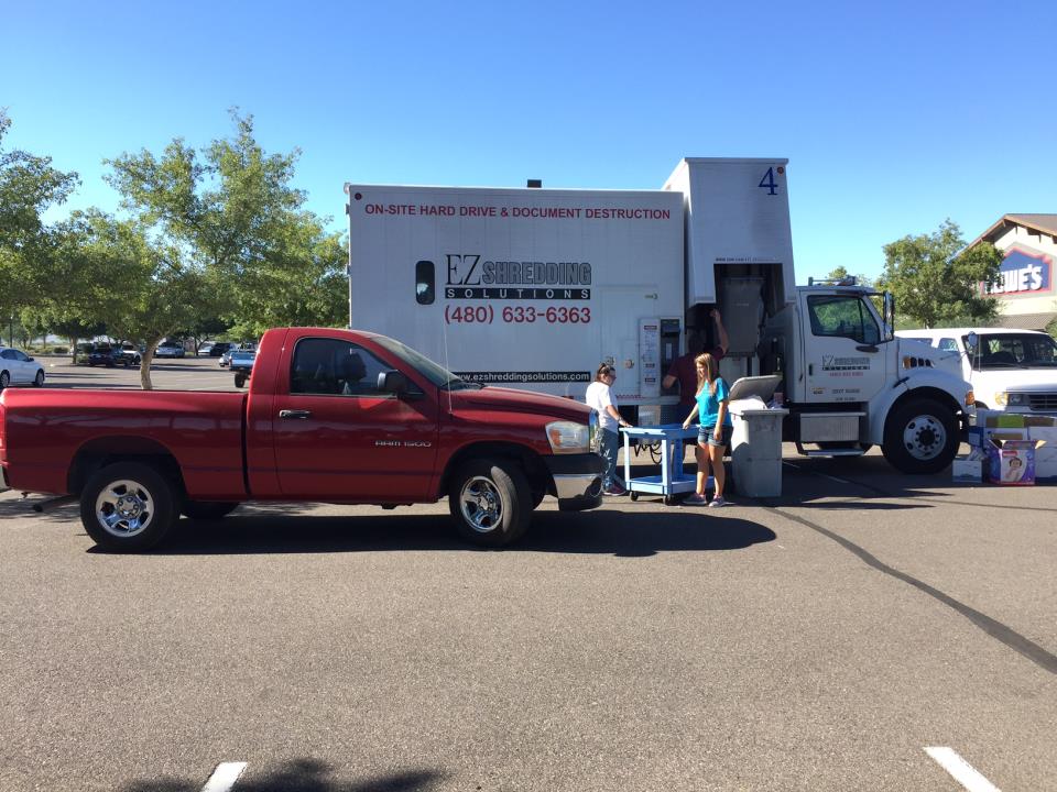 Gilbert Police Shred Event