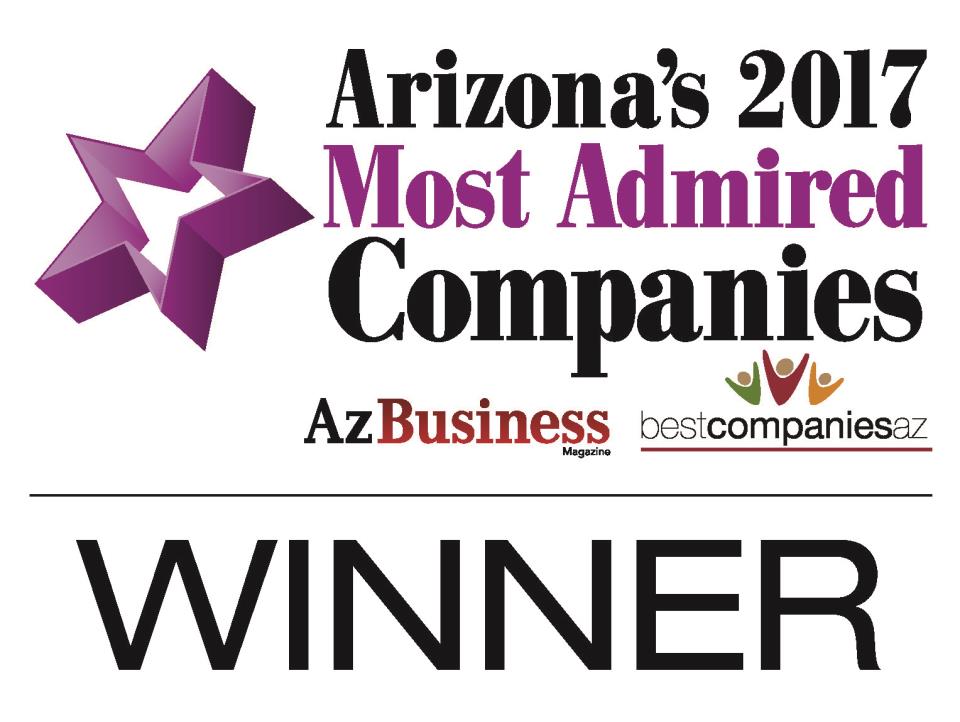 AZ Business: 2017 Arizona's Most Admired Companies Winner