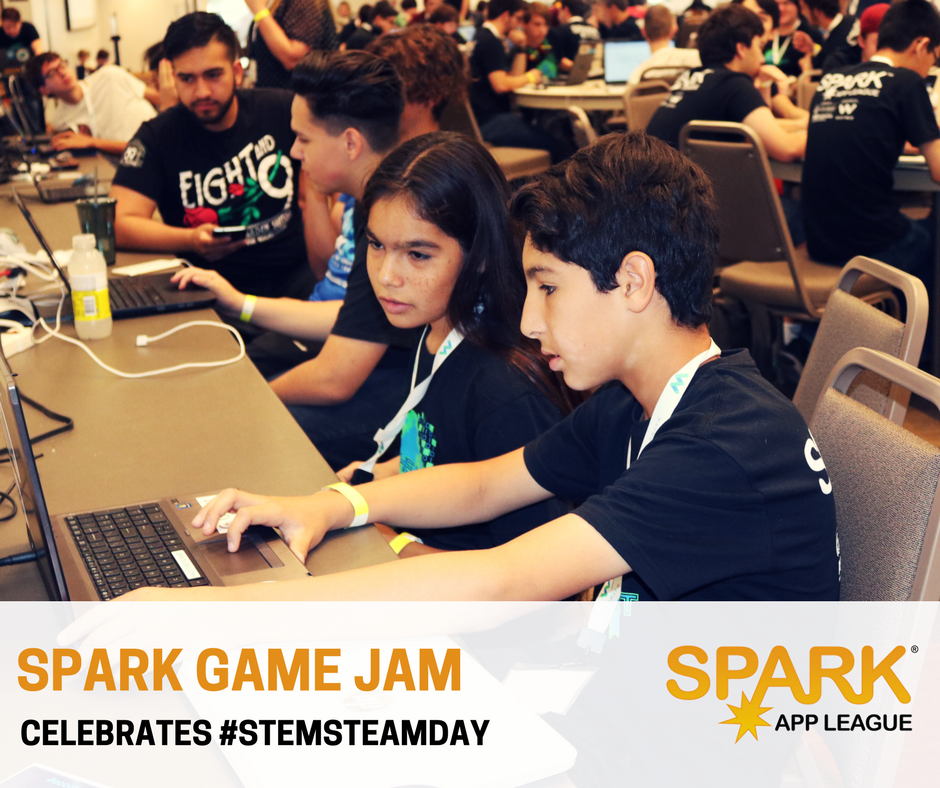 SPARK Game Jam Celebrates #STEMSTEAMDAY